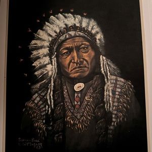 Sitting Bull 1968 Lithography by W. Magner